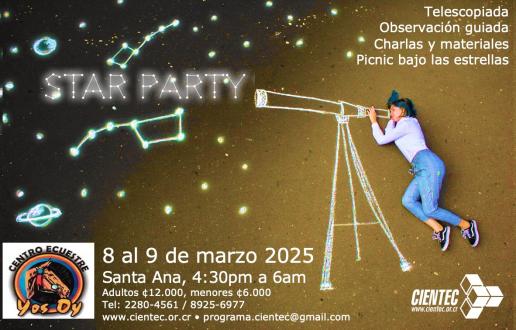 Anuncio Star Party 8 marzo 2025